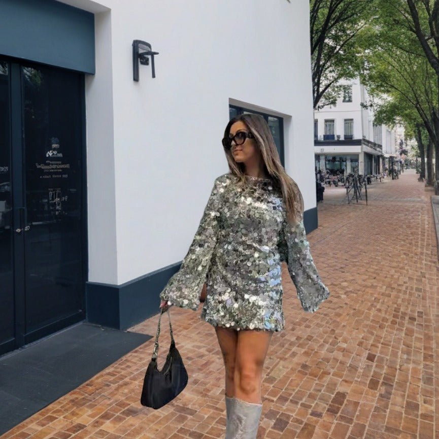 Mariette | Festive Sequin Mini Dress