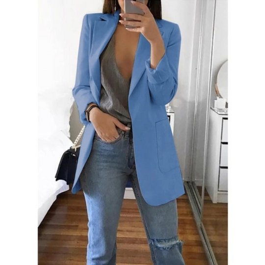 Elnara Blazer - Długi damski blezer