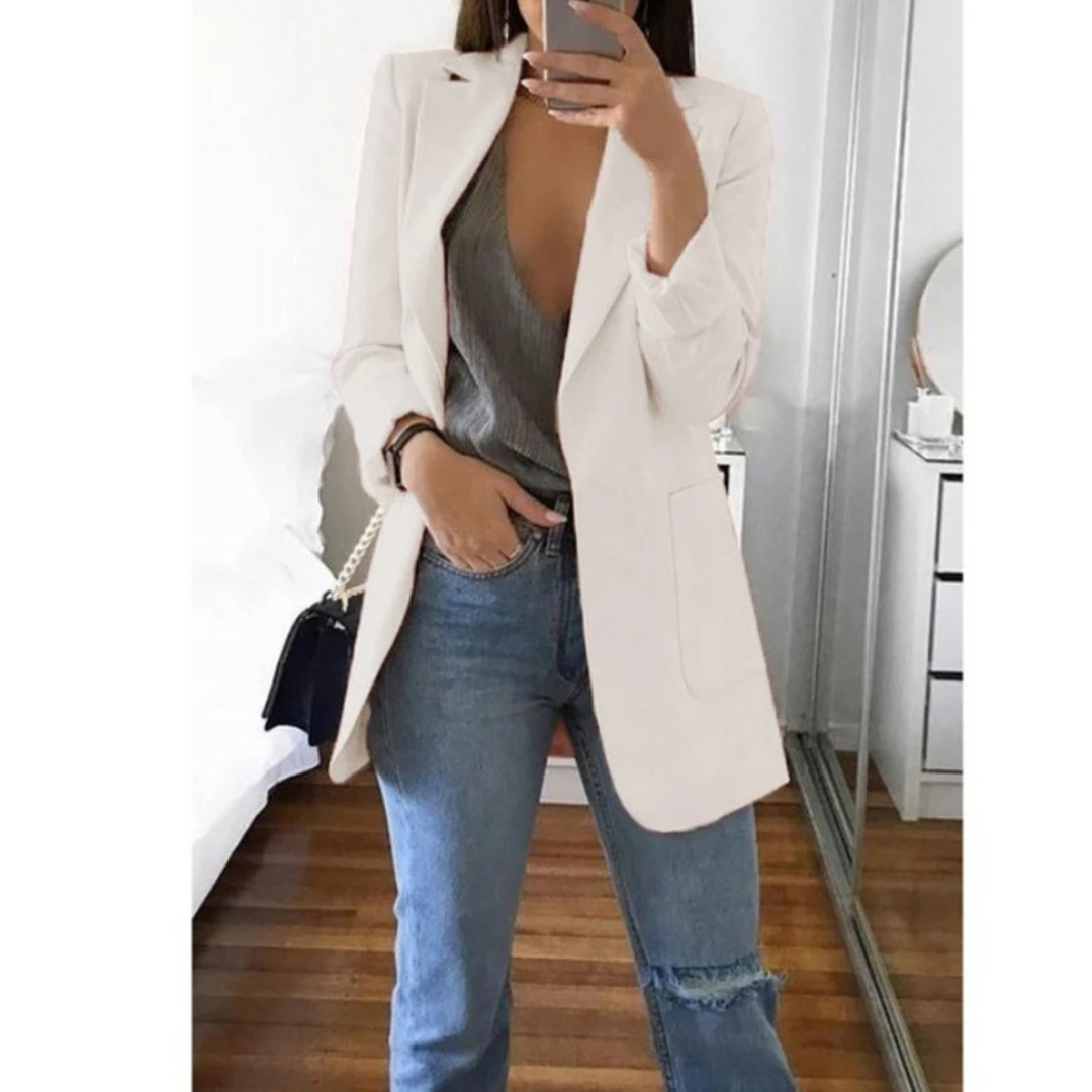 Elnara Blazer - Długi damski blezer