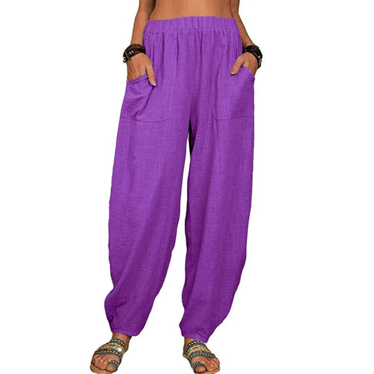 Elara | Wide-Leg Linen Pants