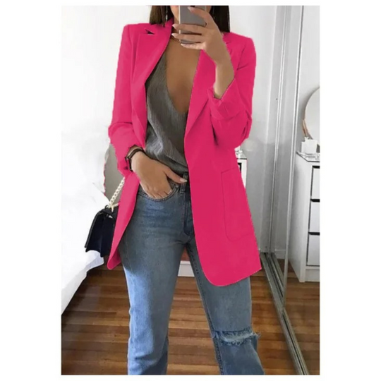 Elnara Blazer - Długi damski blezer