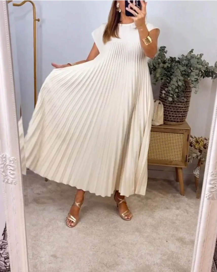 Vogany - plisowana elegancka sukienka