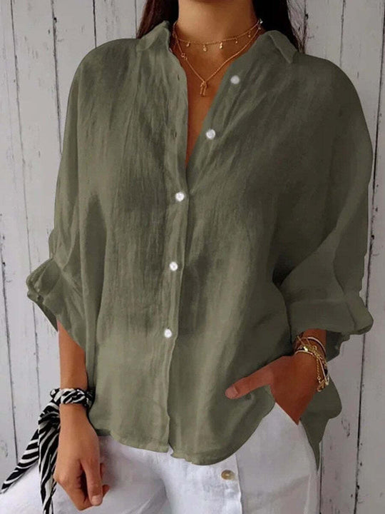 Lize - Linen Women's Blouse For Summer