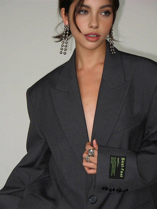 Mirabel | Oversized Classic Blazer with Lapels