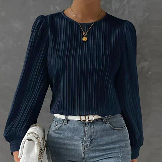 Selina | Elegant Pleated Women Blouse