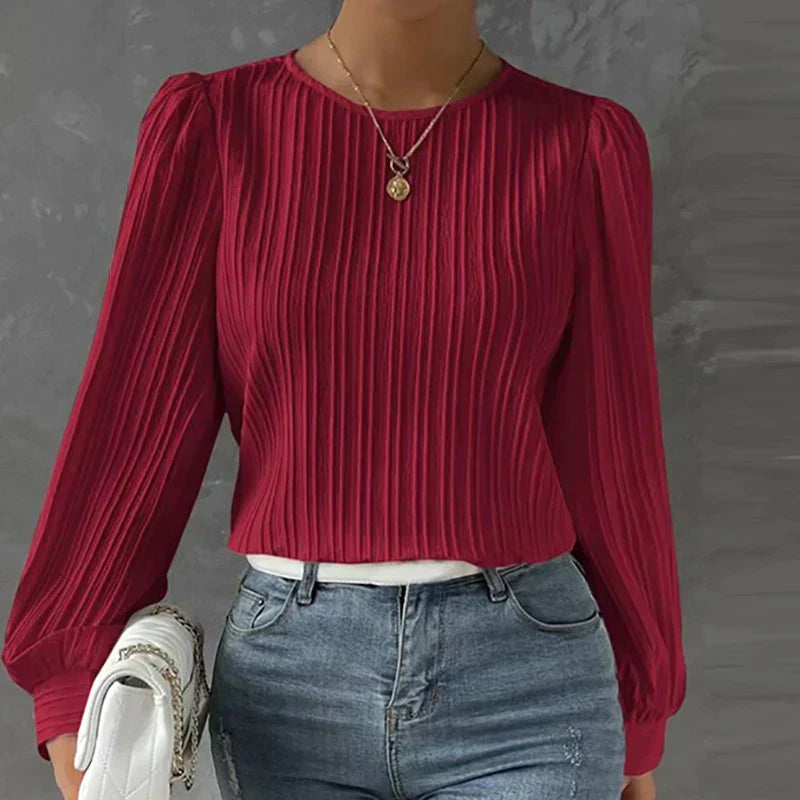 Selina | Elegant Pleated Women Blouse