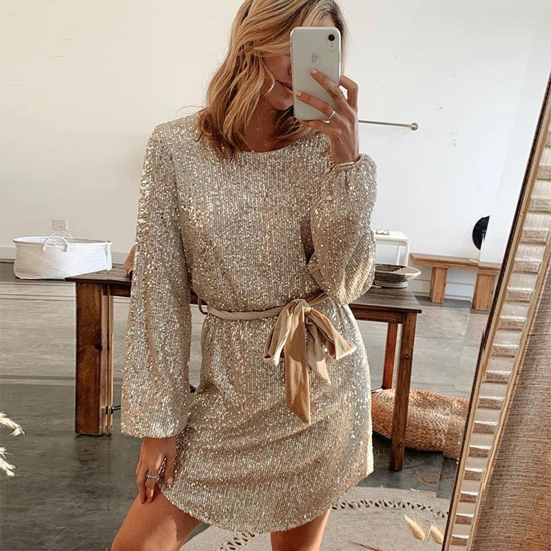 Seraphie | Sequin Mini Dress