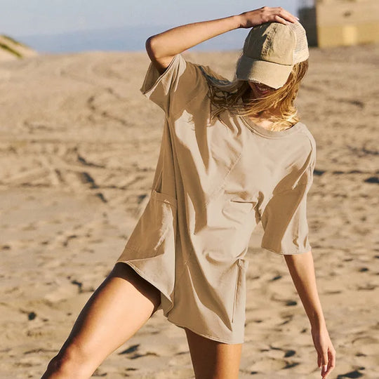 Neva - Oversized T-shirt Jumpsuit