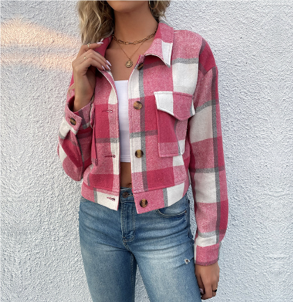 Vianna | Stylish Plaid Coat