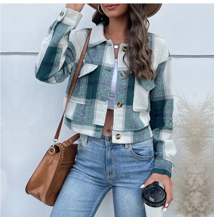 Vianna | Stylish Plaid Coat