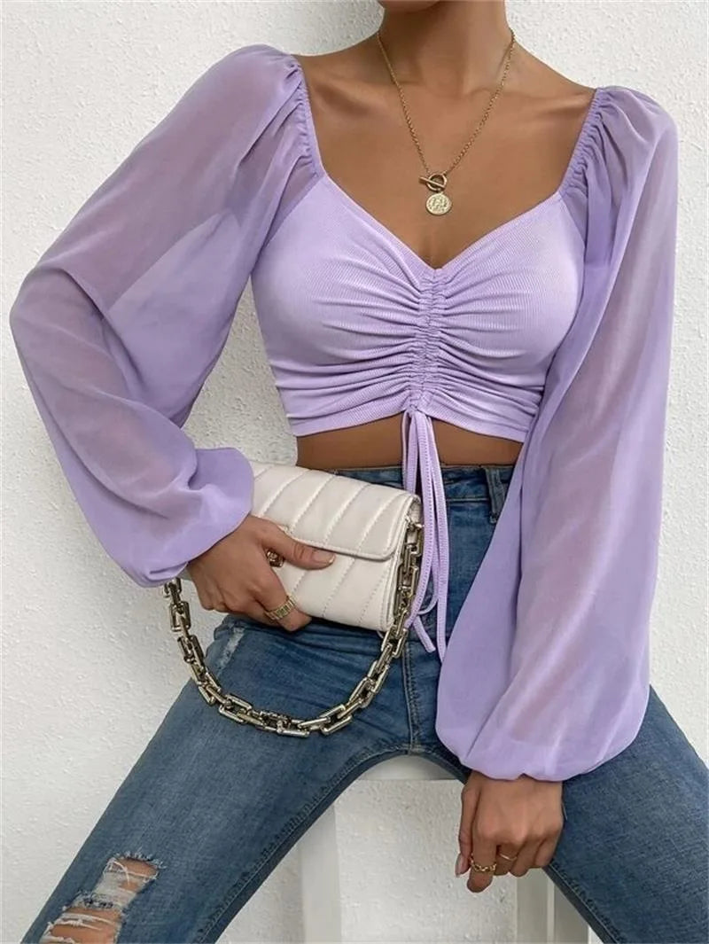 Bluzka Cindy - Elegancka bluzka z bufkami