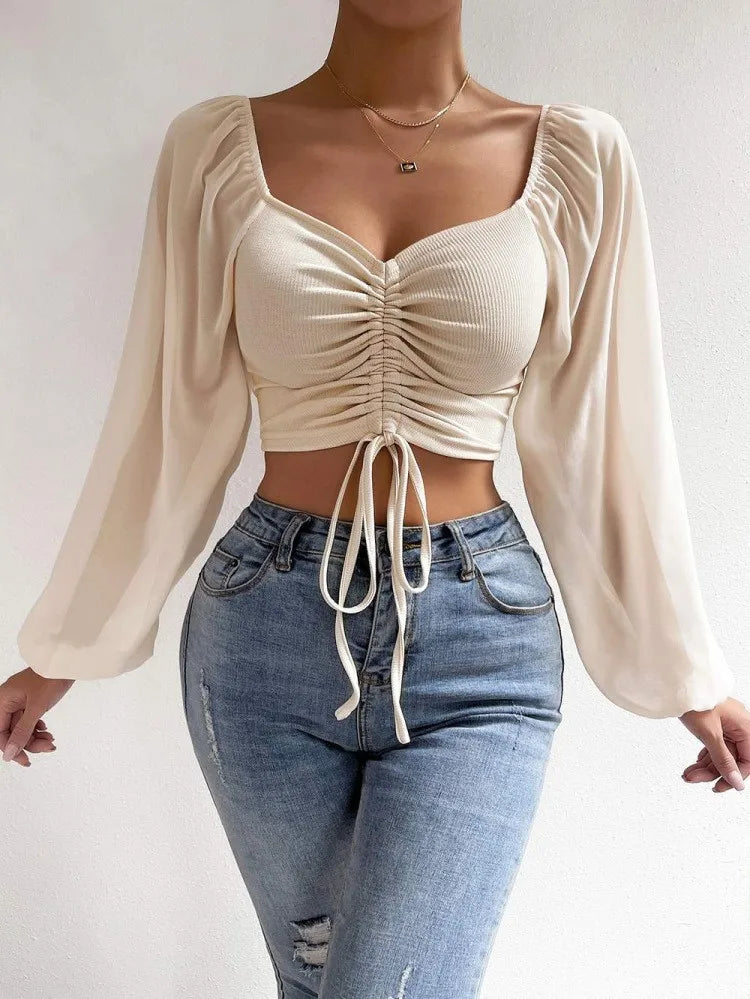 Bluzka Cindy - Elegancka bluzka z bufkami