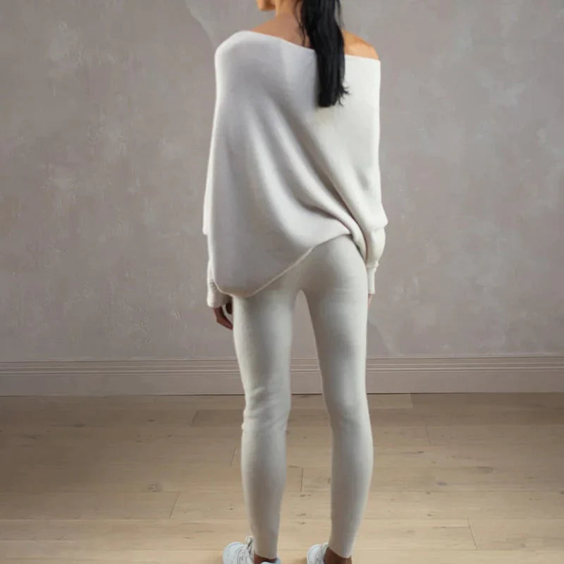 Jacques - Asymmetric Sweater with Open Neck