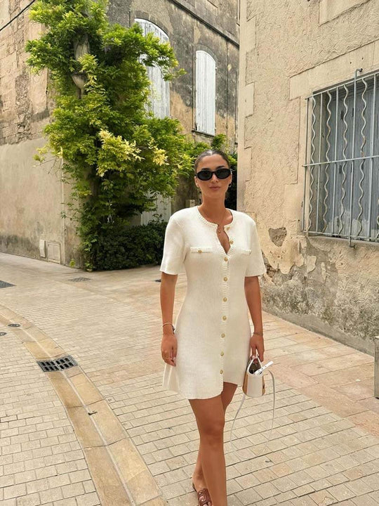 Elvina | Knitted Mini Dress