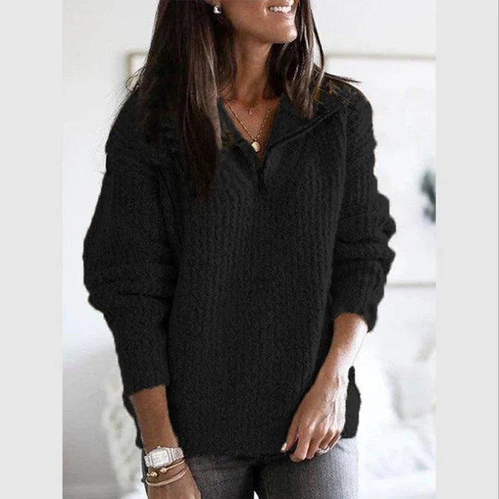 Stylish Zip-Up Sweater for Women