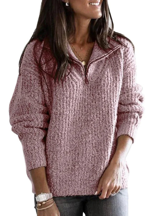 Stylish Zip-Up Sweater for Women