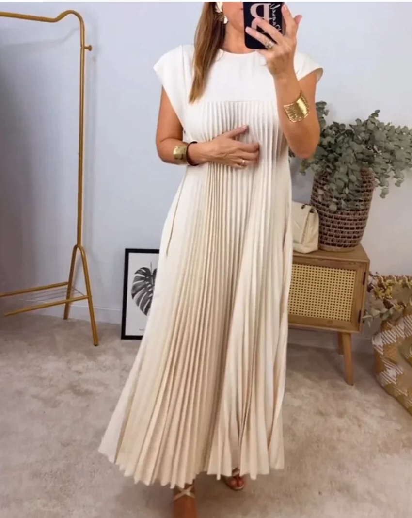 Vogany - plisowana elegancka sukienka