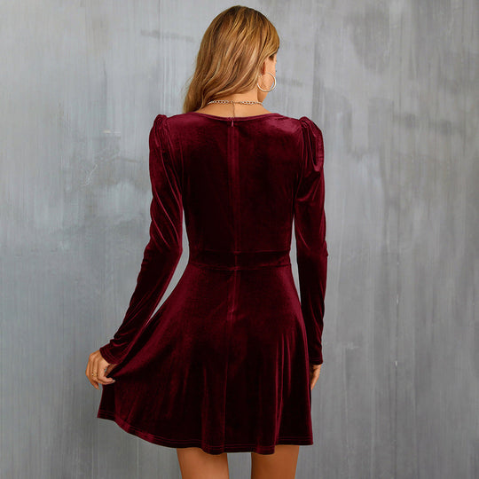 Evelina | Chic Long-Sleeve Mini Dress