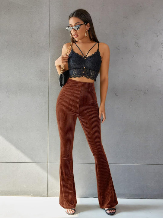 Julissa | Stylish Corduroy Flare Pants
