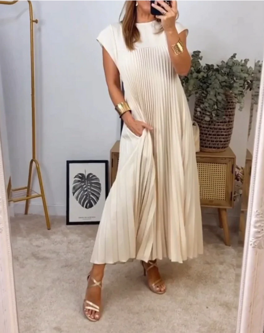 Vogany - plisowana elegancka sukienka