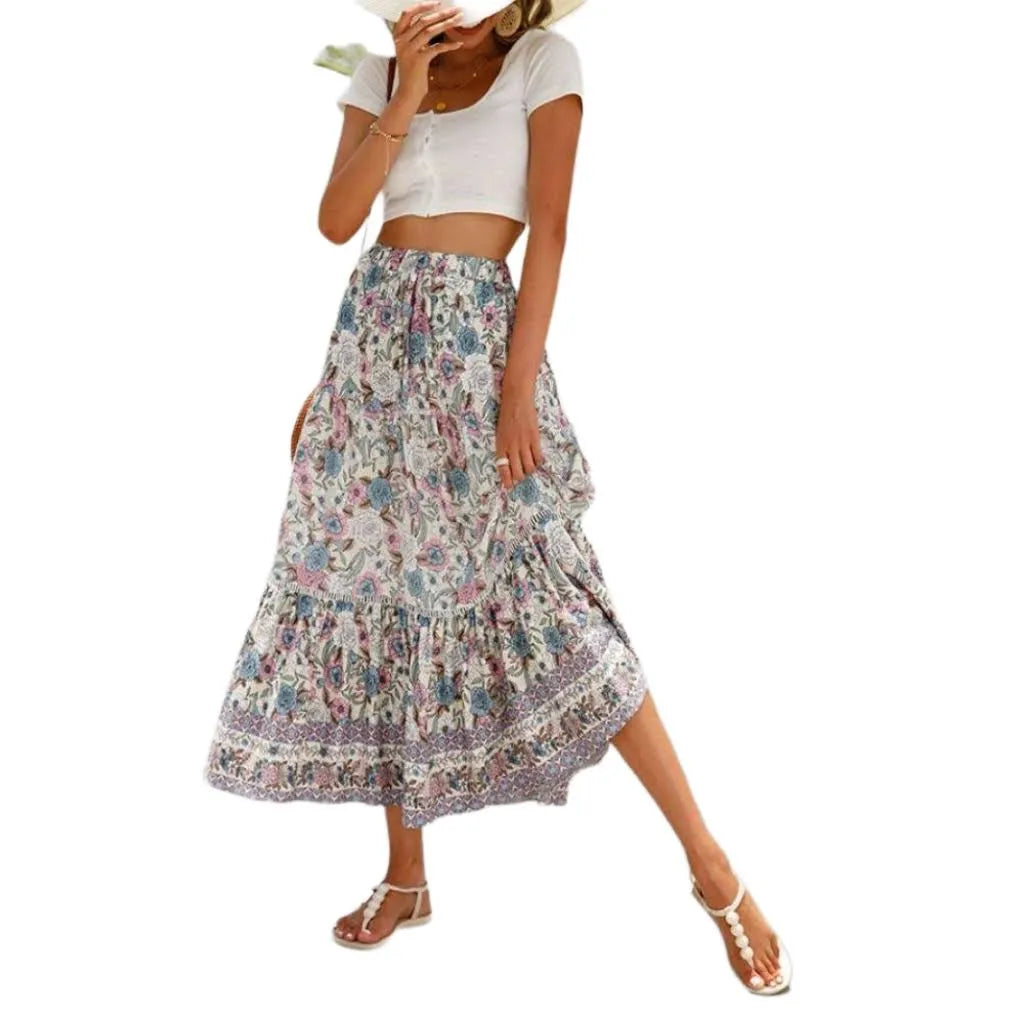 Kaylee | Women's Summer Boho Skirt | Long