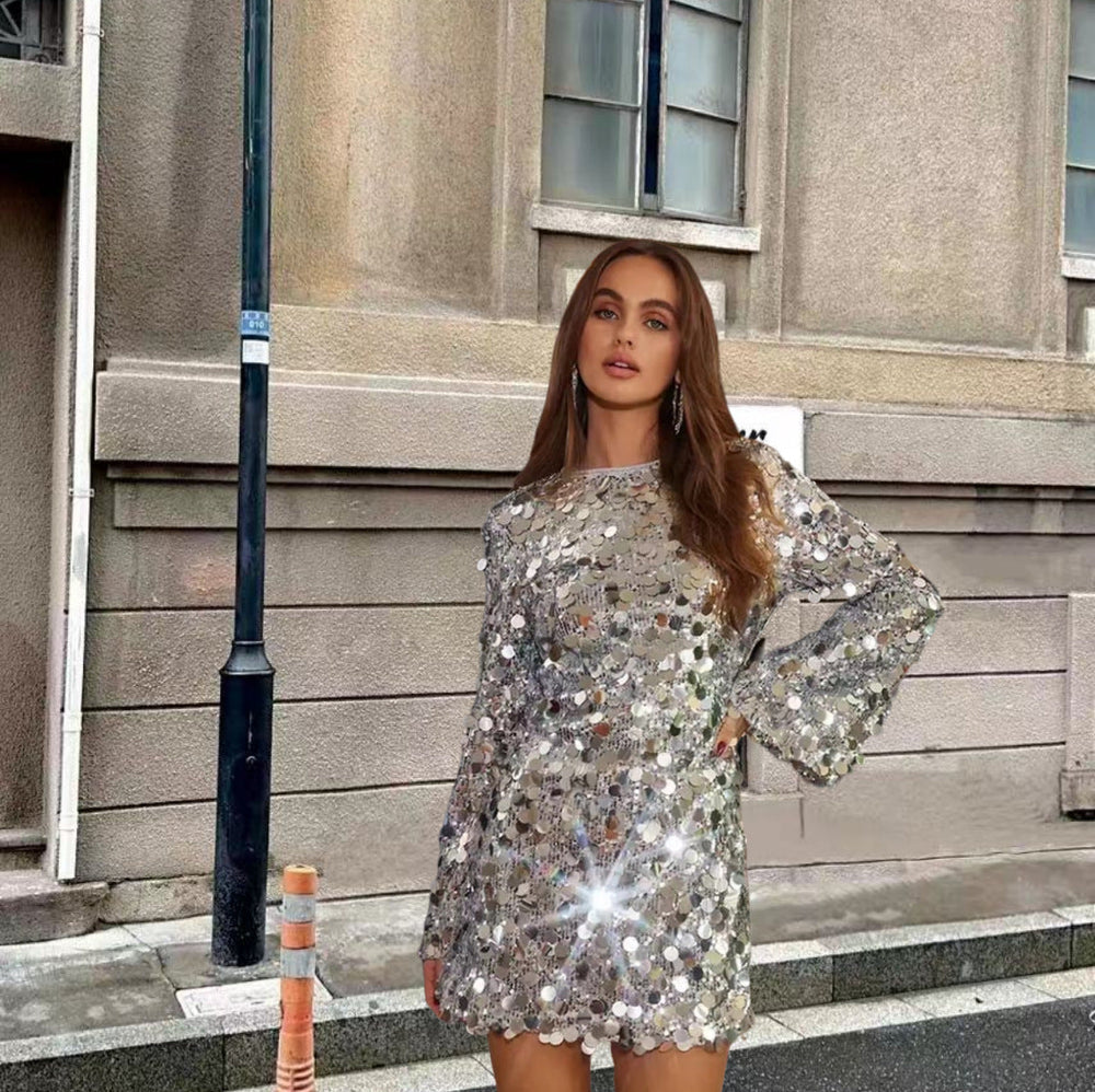 Mariette | Festive Sequin Mini Dress