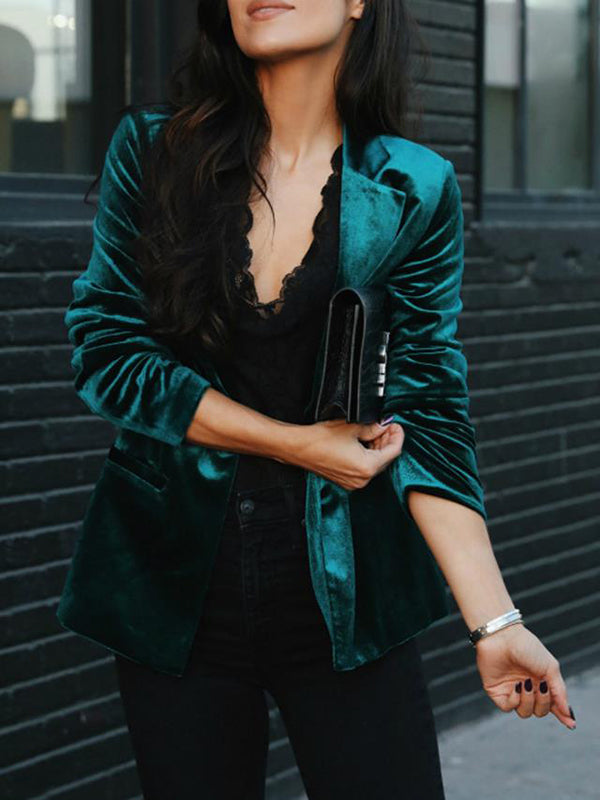Maeve | Elegante Fluwelen Blazer