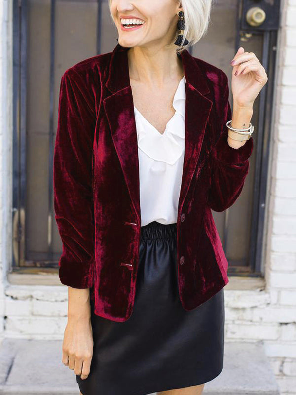 Maeve | Elegante Fluwelen Blazer