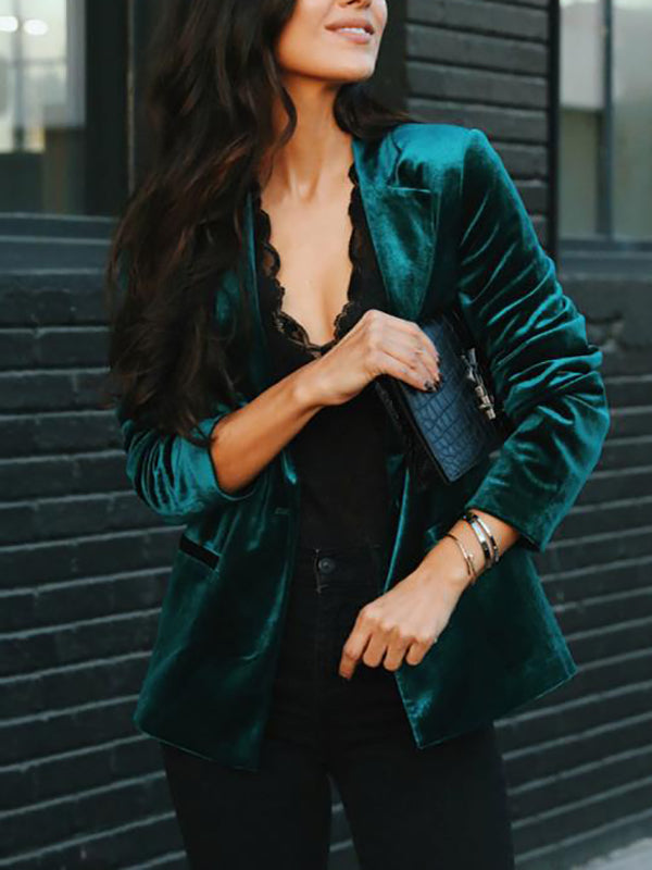 Maeve | Elegante Fluwelen Blazer