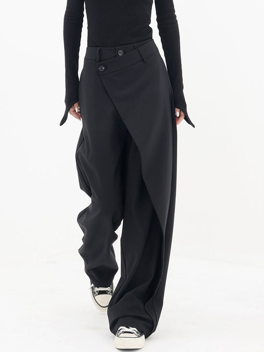 Vivienne | Comfortable Wide-Leg Pants with Asymmetric Closure