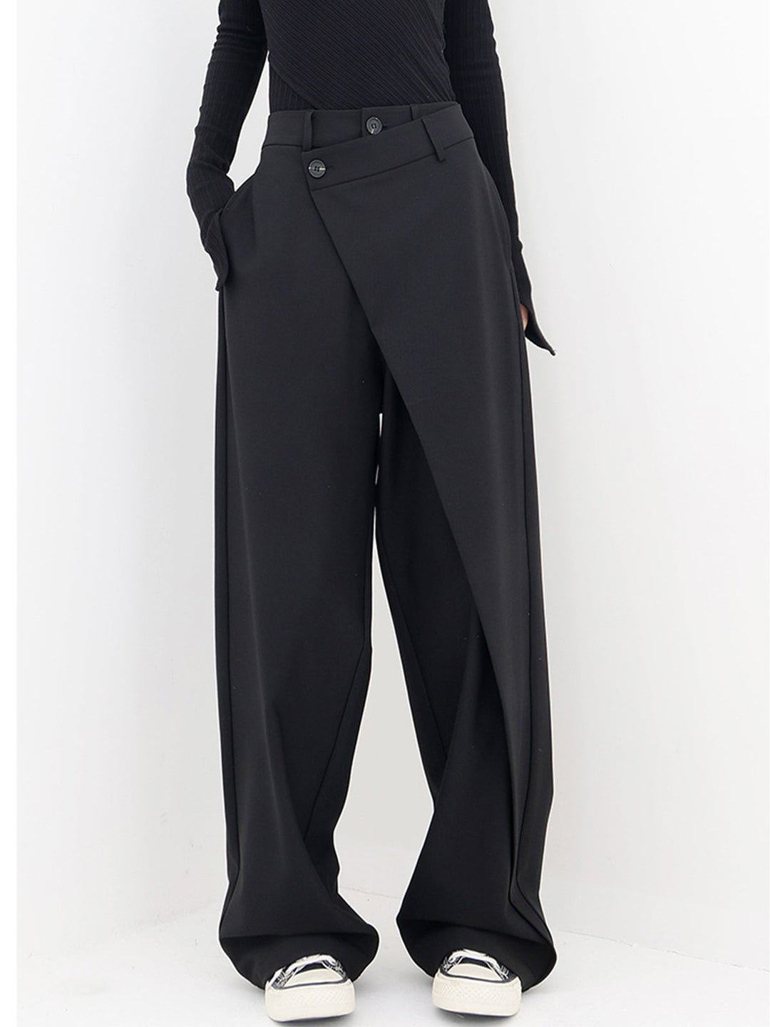 Vivienne | Comfortable Wide-Leg Pants with Asymmetric Closure