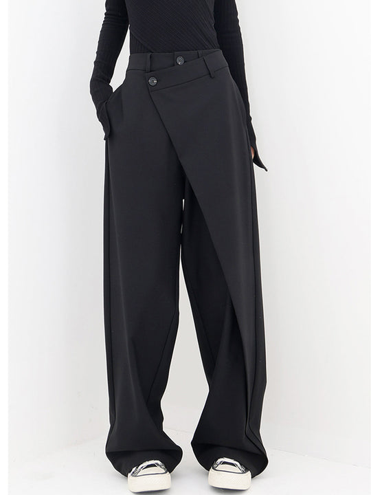 Vivienne | Comfortable Wide-Leg Pants with Asymmetric Closure