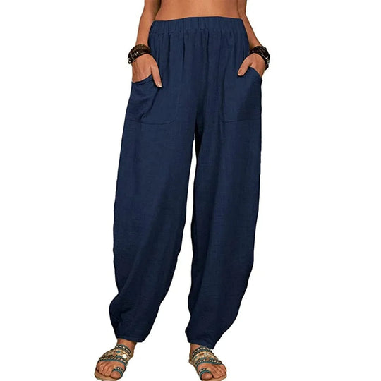Elara | Wide-Leg Linen Pants